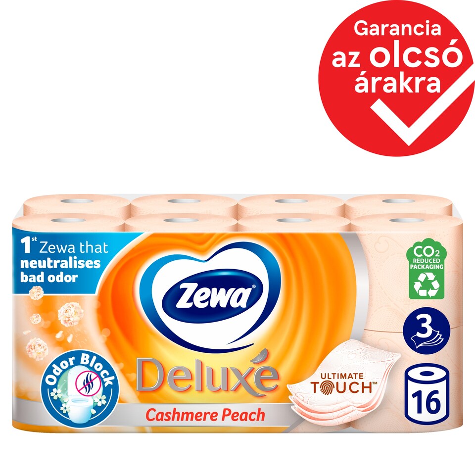 image 1 of Zewa Deluxe Cashmere Peach toalettpapír Toilet Paper 3 Ply 16 Rolls