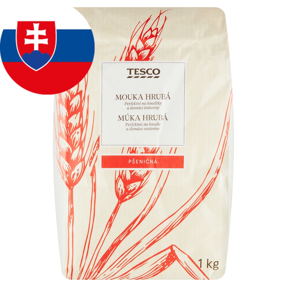 Tesco Pšeničná múka hrubá 1 kg