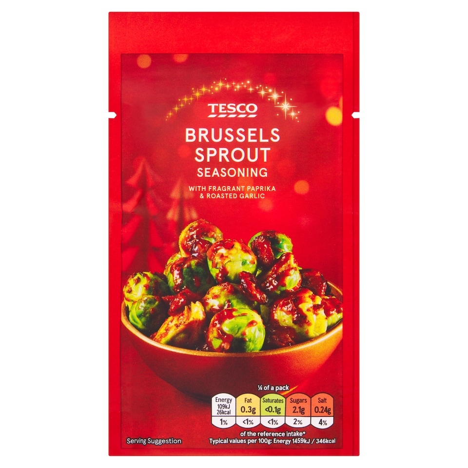 Tesco Brussel Sprout Seasoning 30g