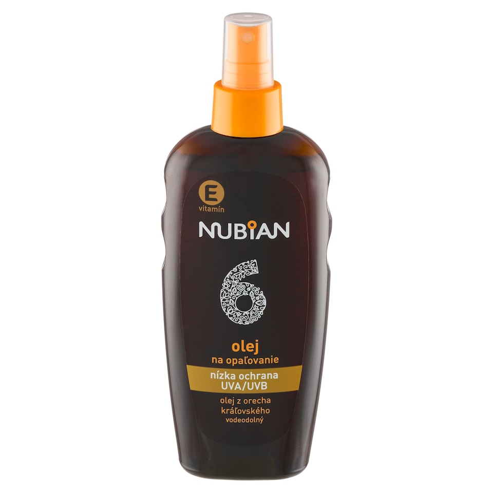 image 1 of Nubian Vodeodolný olej na opaľovanie SPF 6 200 ml