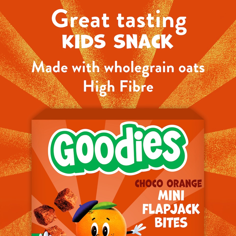 image 1 of Goodies Choco Orange Mini Flapjack Bites 4x23g
