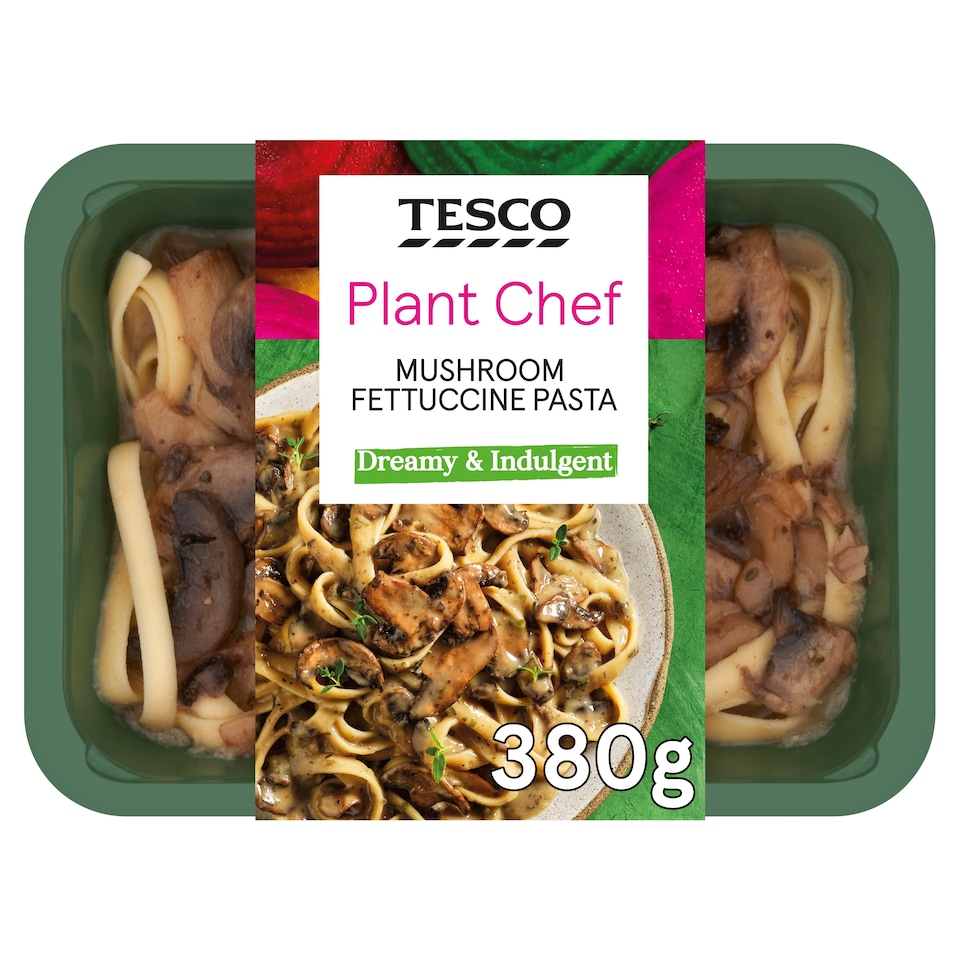 Tesco Plant Chef Mushroom Fettucine Pasta 380g