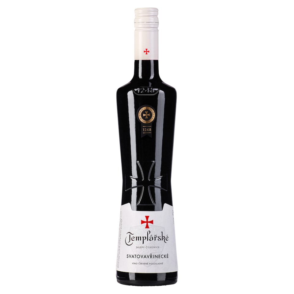 Templářské Sklepy Čejkovice Saint Laurent Semi Sweet Red Wine 0.75L
