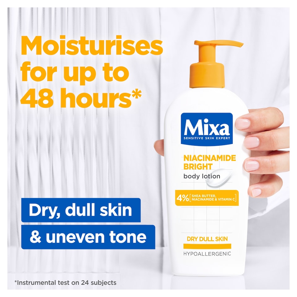 image 1 of Mixa Body Niacinamide Bright Lotion 250ml