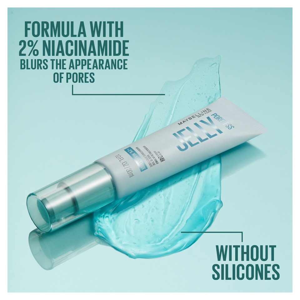 image 1 of Maybelline Poreless Jelly Hydrating Blur Primer, 30ml 