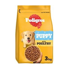 PEDIGREE Puppy Medium Dog Complete Dry Food with Poultry and Vegetables 3kg 