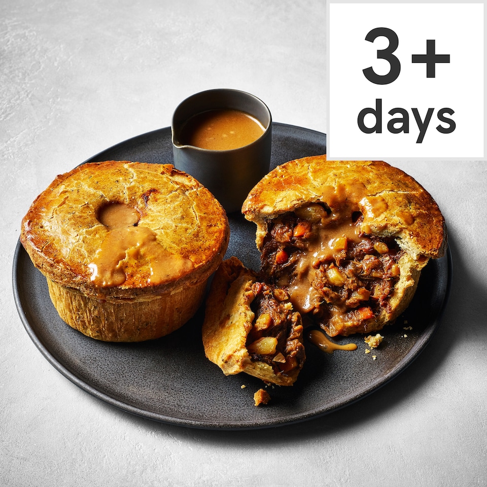 34. Tesco Finest Chef’s Collection 12-Hour Slow Cooked Beef Shin Pies 750g (Serves 2)