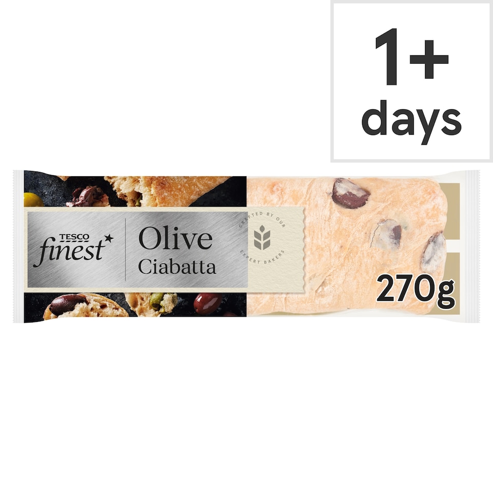 Tesco Finest Olive Ciabatta 270g