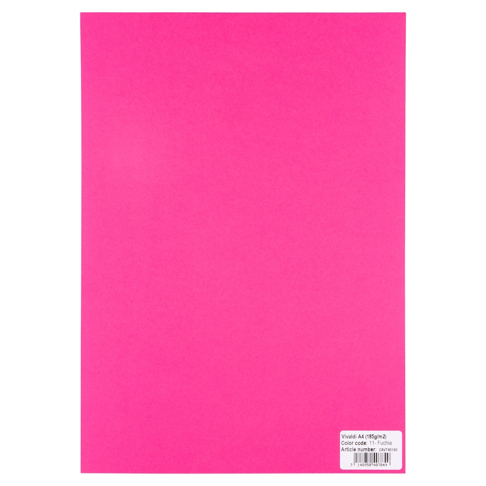 Vivaldi Fuchsia hladký papier A4