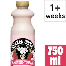 Shaken Udder Strawberry Dream Milkshake 750ml