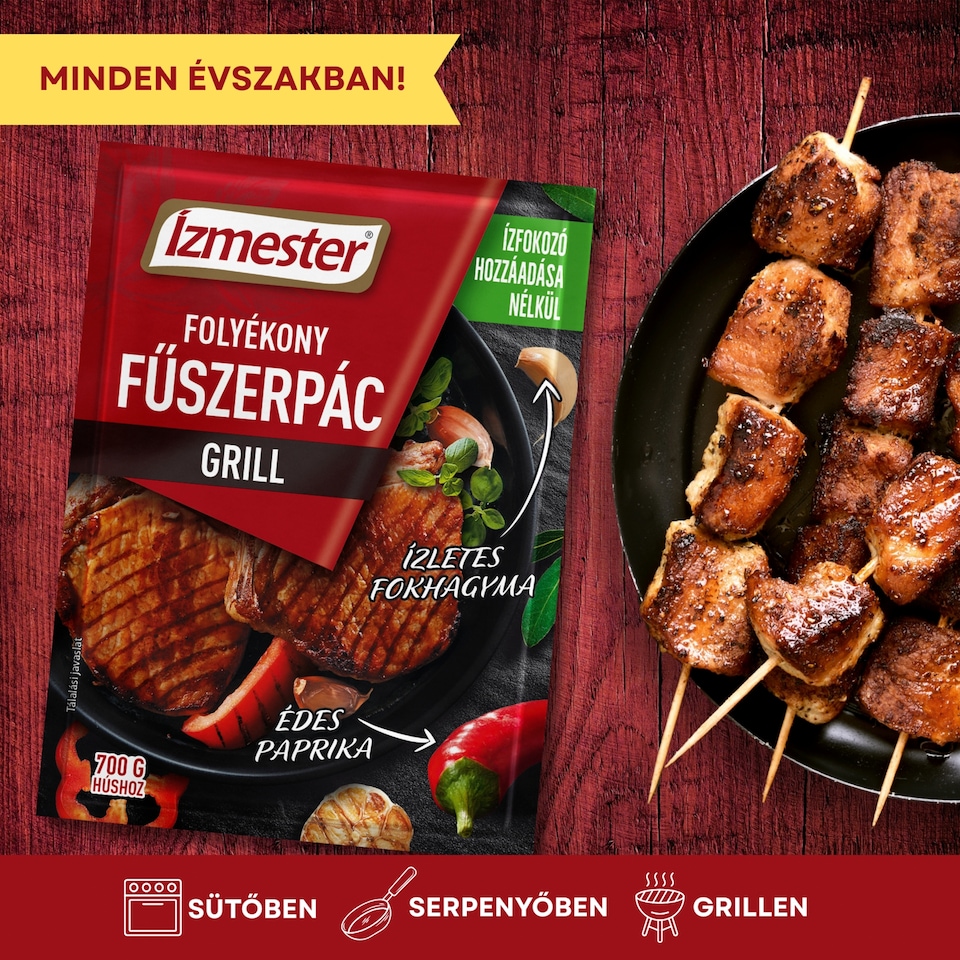 Ízmester grill folyékony fűszerpác 80 ml  1. kép