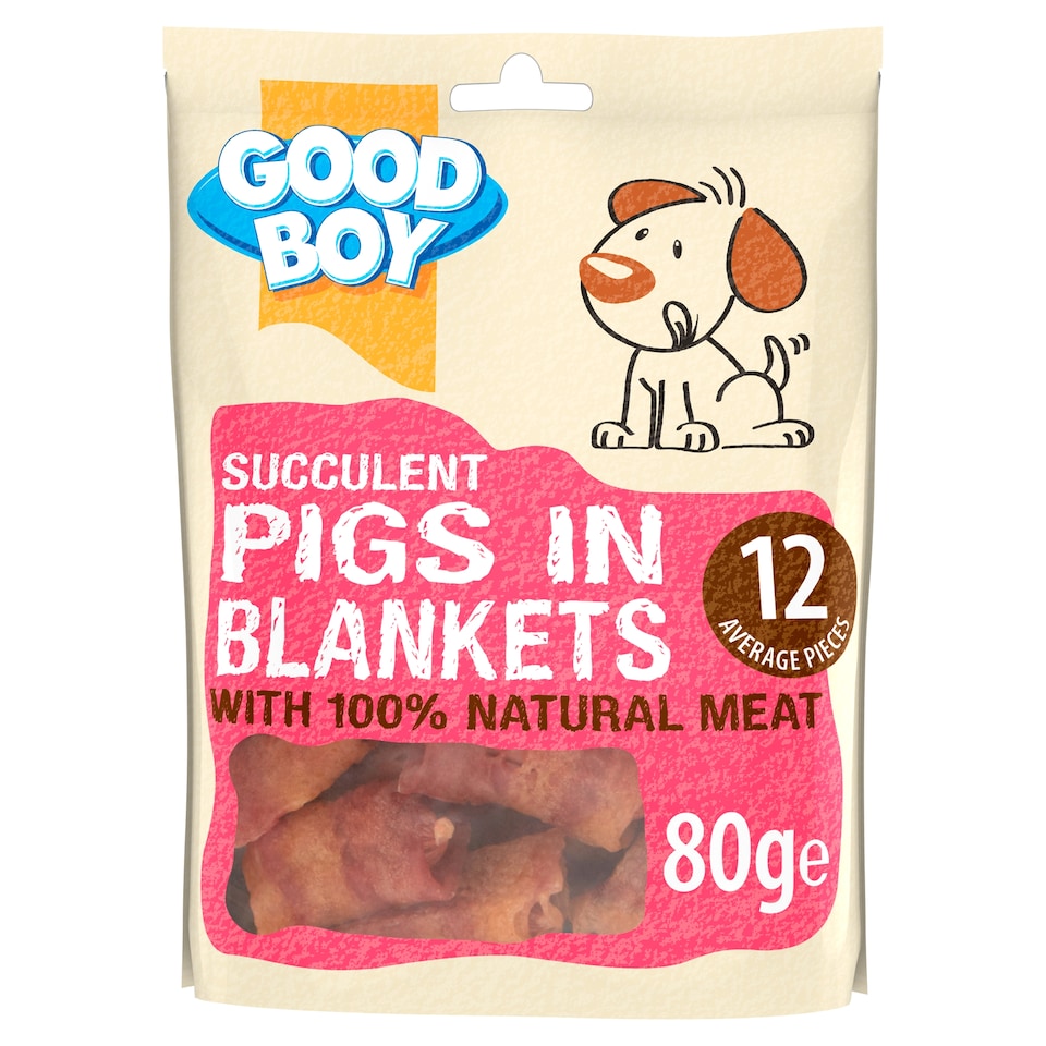 Good Boy Succulent Pigs In Blankets 80G