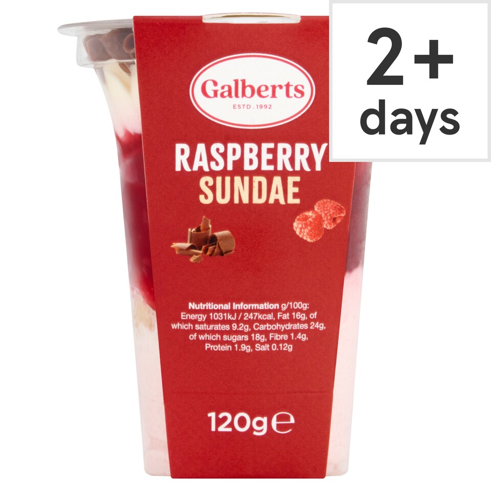 GALBERTS RASPBERRY SUNDAE 120g
