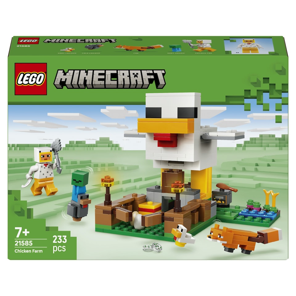 obrázok 1 z LEGO Minecraft 21585 Slepačia farma