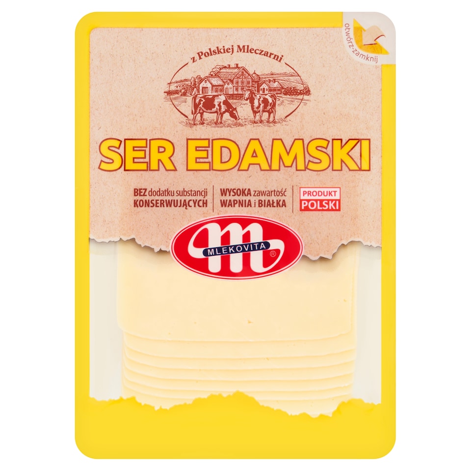 Mlekovita Edamski Natural Cheese 150G