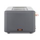 image 3 of Tower Cavaletto Grey & Rose Gold 4 Slice Toaster