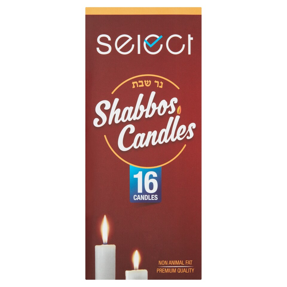 Select Shabbos Candles 16Pk