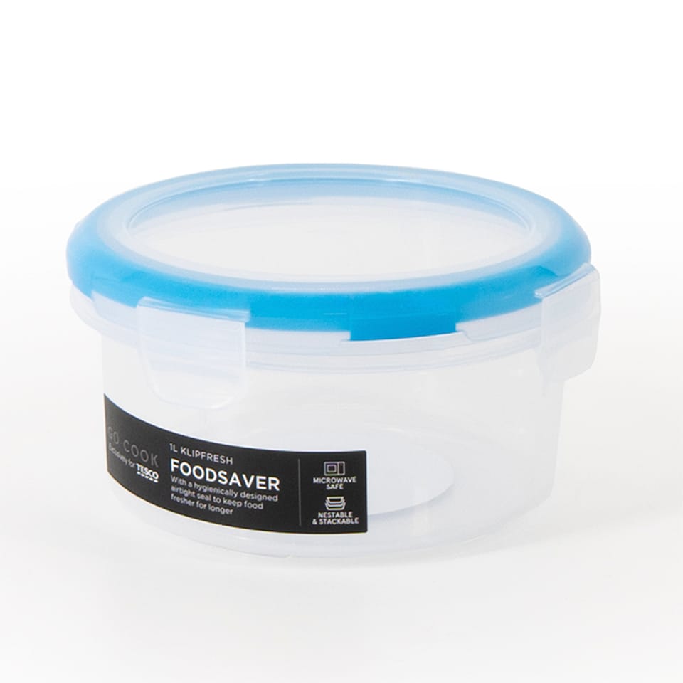 image 1 of Go Cook Klipfresh Round Food Storage 1L