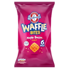 Seabrook Waffle Bites Maple & Bacon Flavour 6 x 16g