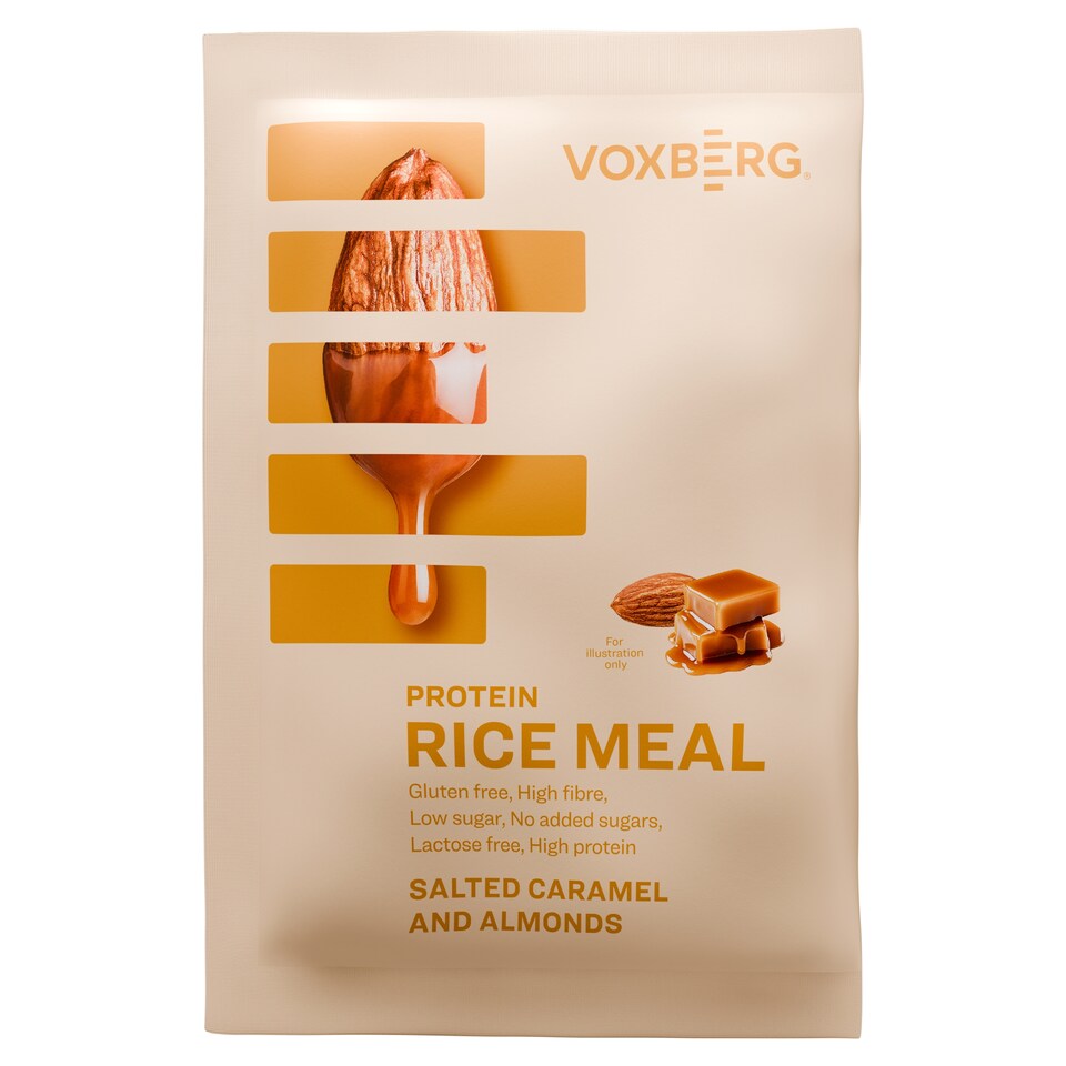 Voxberg Protein Rice Meal Salted Caramel and Almonds 60 g