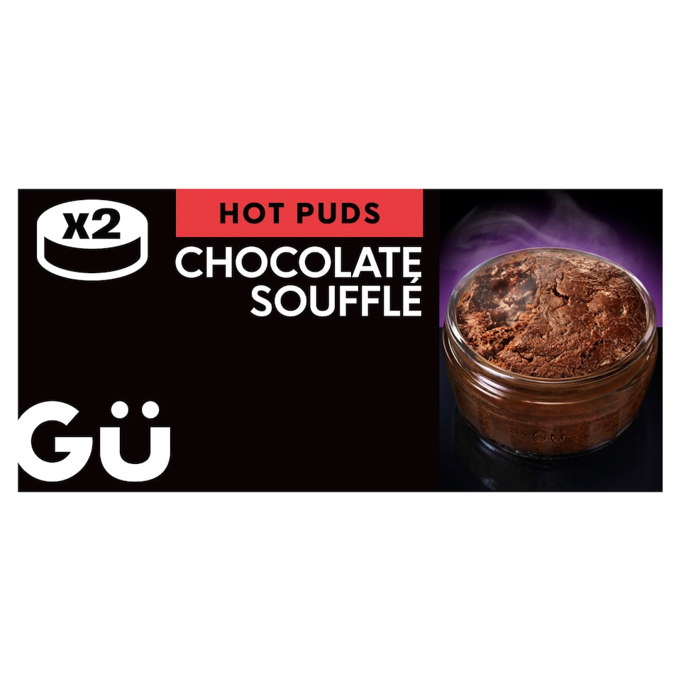image 1 of Gü Hot Chocolate Soufflé Dessert 2 x 60g