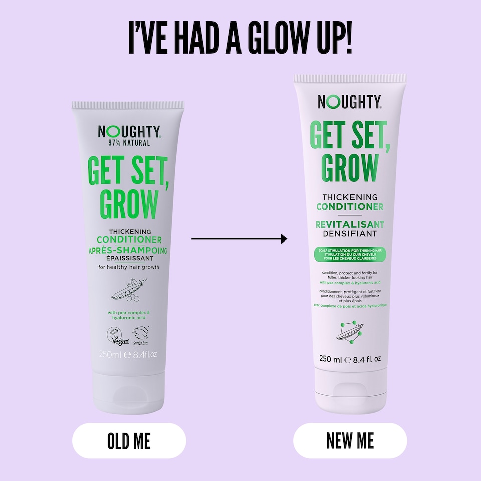 image 1 of Noughty Get Set, Grow Thickening Conditioner 250ml