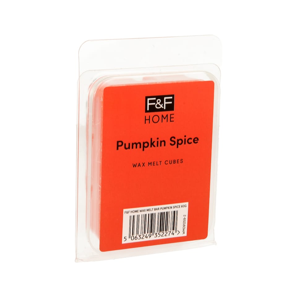 F&F Home Pumpkin Spice Wax Melt Bar 60g