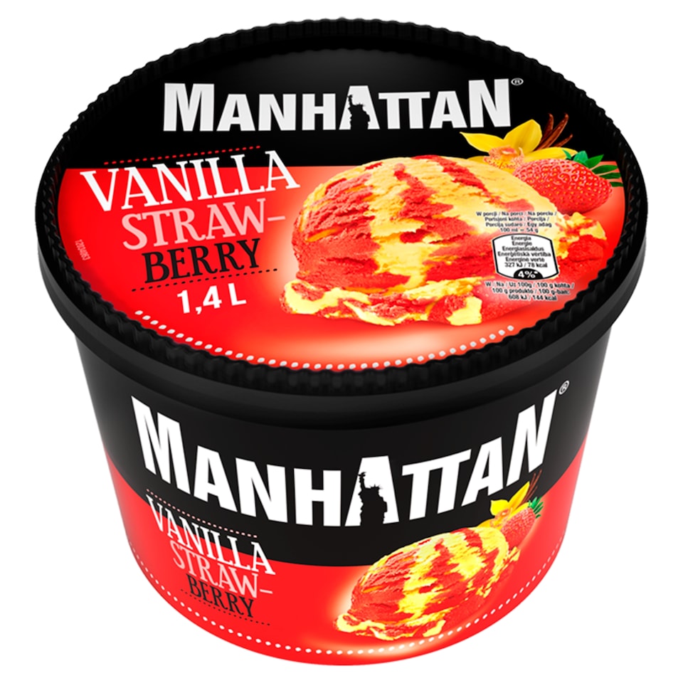 Manhattan Vanilla Strawberry 1400ml