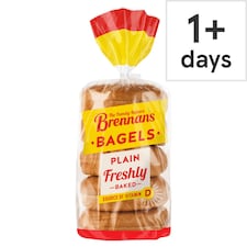 Brennans Plain Bagel 425g