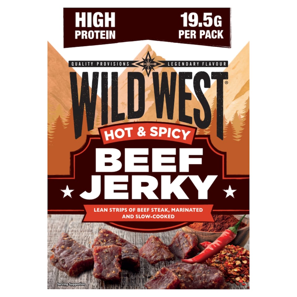 Wild West Hot & Spicy Beef Jerky 60g 