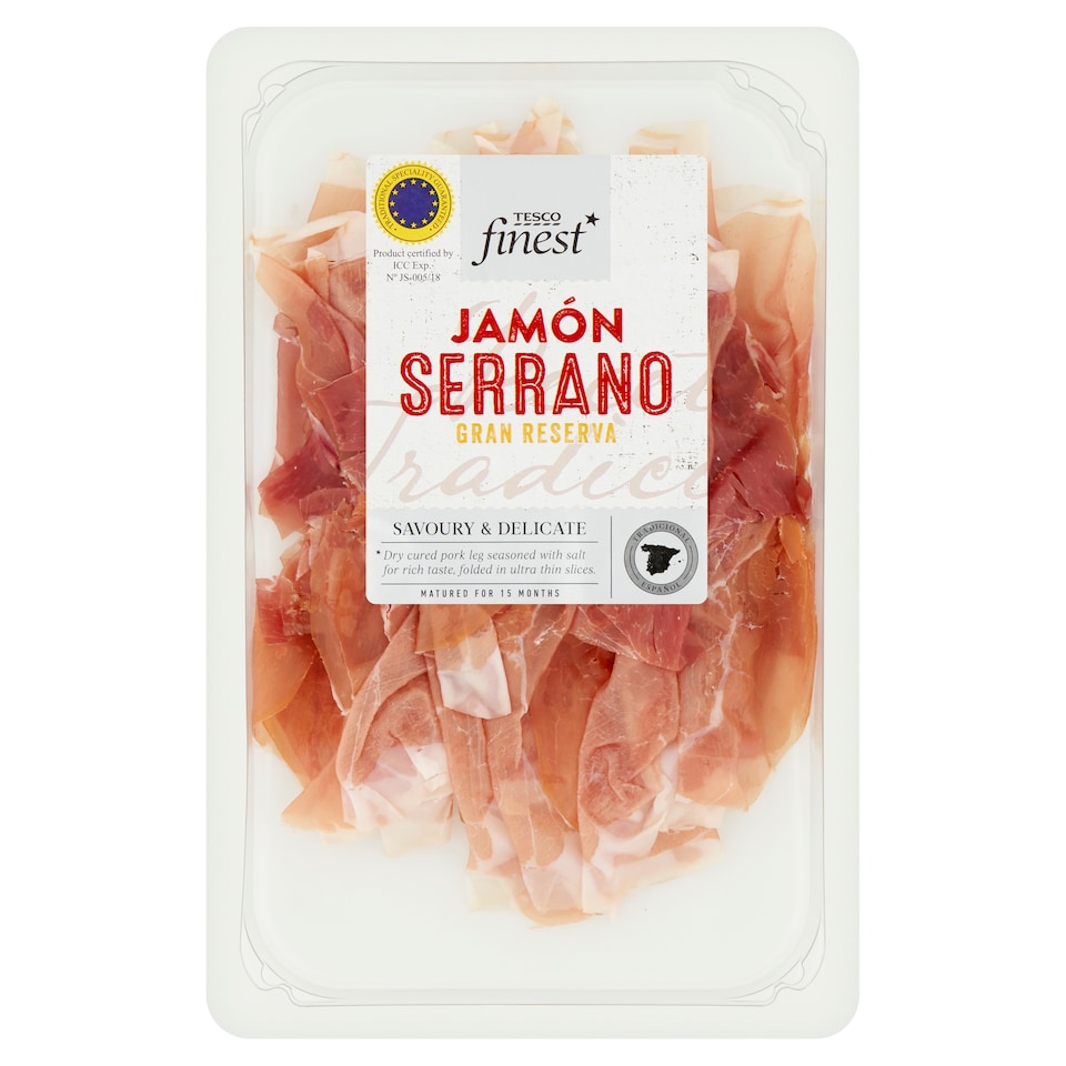 Tesco Finest Jamón Serrano 90 g
