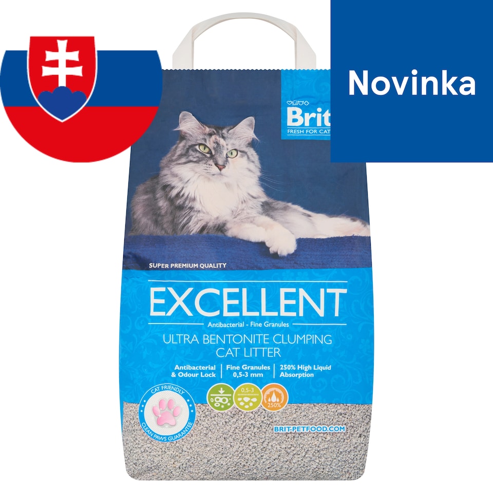 Brit Fresh for Cats Excellent Bentonite Clumping Cat Litter 5 kg