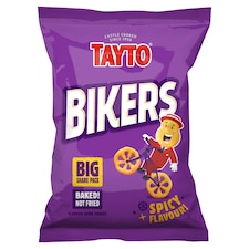 Tayto Bikers Corn Snacks - Spicy Flavour 95g