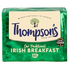 Thompson's Irish Breakfast Tea 80 Pack 250g