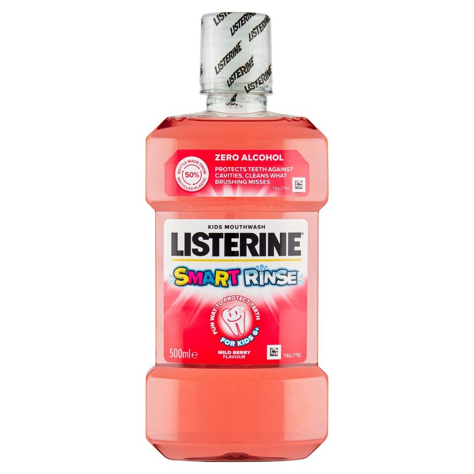 obrázok 1 z Listerine Smart Rinse Mild Berry ústna voda 500 ml