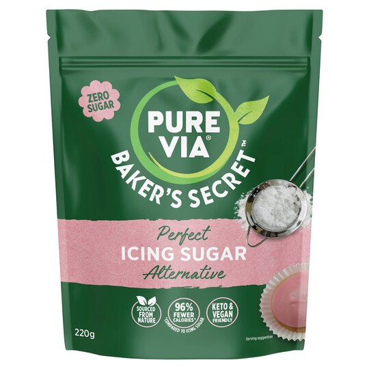 Pure Via Baker's Secret Icing Sugar Alternative 220G Tesco Groceries