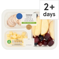 Tesco Fruit, Cheese & Crackers Snack Pack 150g