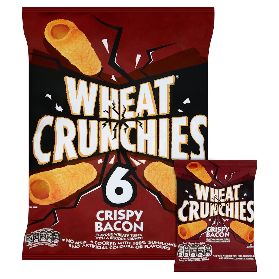 image 1 of Wheat Crunchies Crispy Bacon 6 Pack