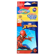 Colorino Kids Marvel Spider-Man Tempera Paints 12 x 12ml