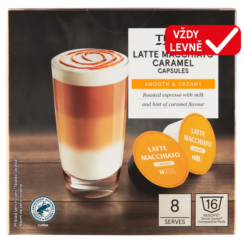 Tesco Latte Macchiato Caramel 145,6g