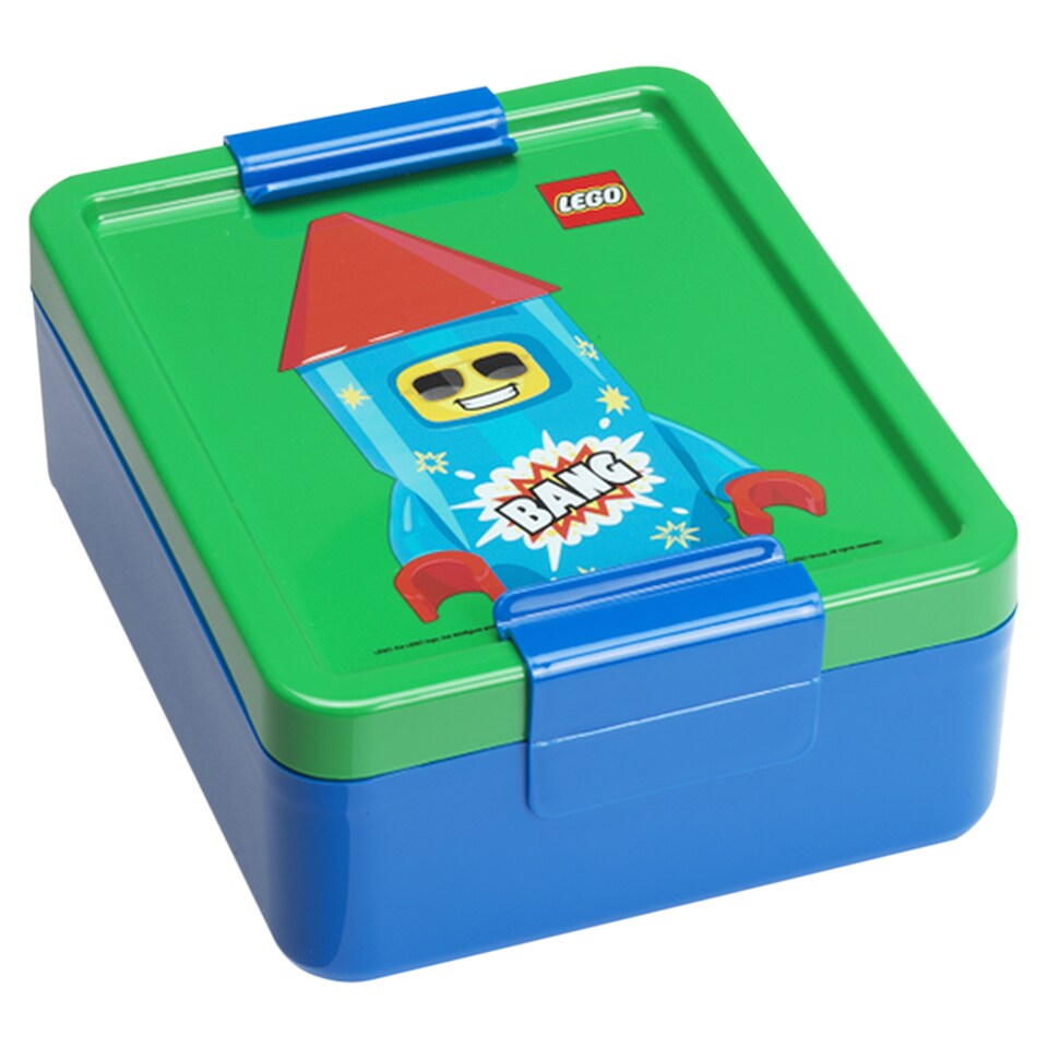 LEGO Rocket Blue-Green ebéddoboz 170 x 135 x 69 mm