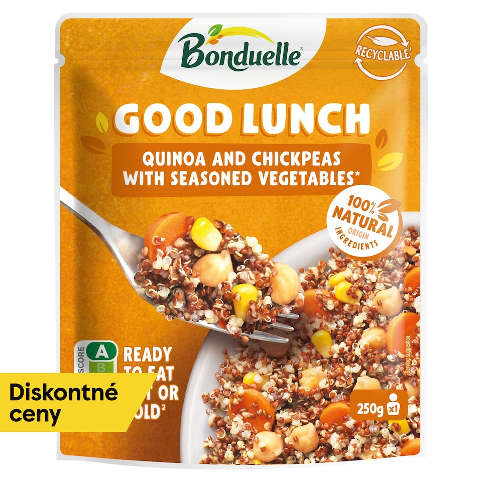 Bonduelle Good Lunch Quinoa and Chickpeas with Seasoned Vegetables 250 g
