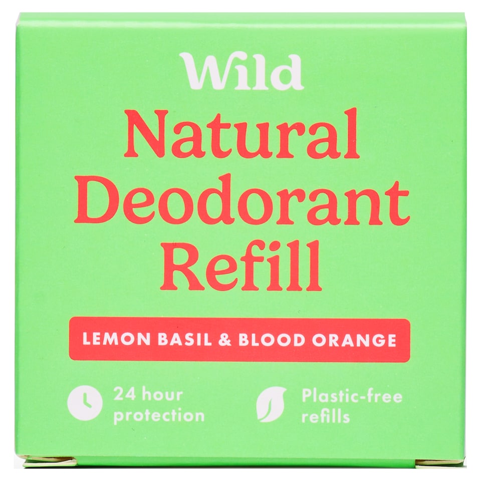 image 1 of Wild Natural Deodorant Refill Lemon Basil & Blood Orange 40g