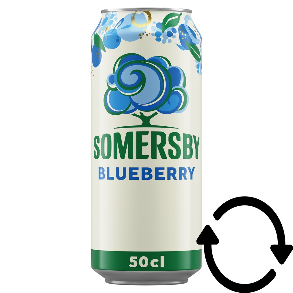 Somersby Blueberry cider almalé alapú szénsavas, alkoholos ital kékáfonya ízesítéssel 4,5% 0,5 l