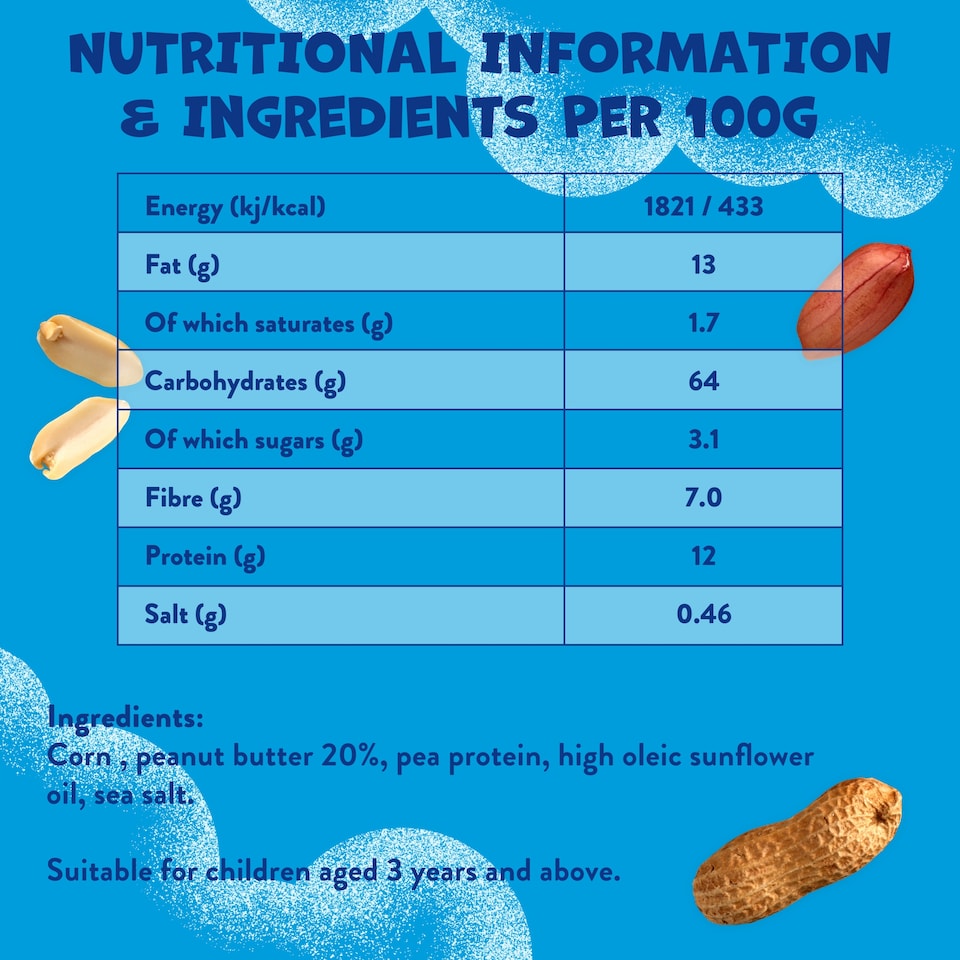 image 1 of Goodies Peanut Butter Puffs 30g