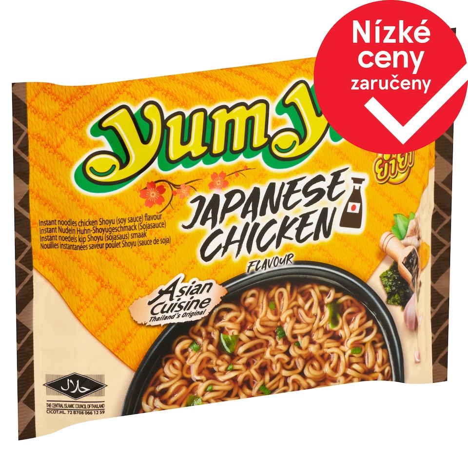 Yum Yum Instantní nudlová polévka s příchutí japonské kuře shoyu 60g
