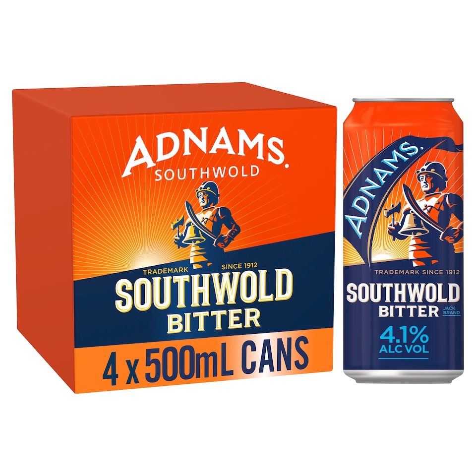 Adnams Southwold Bitter 4X500ml Cans (L)
