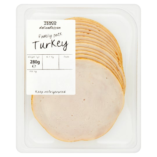 Tesco Pack Turkey 280G Tesco Groceries