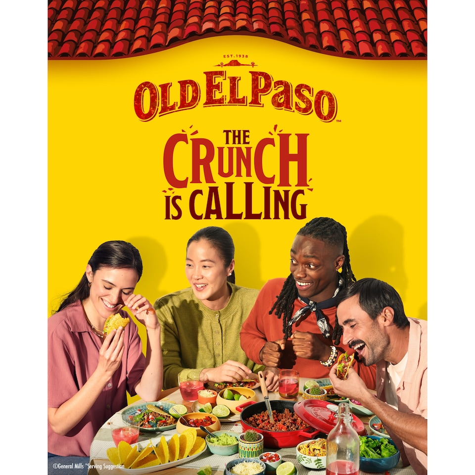 image 1 of Old El Paso Crunchy 12 Taco Shells 135g