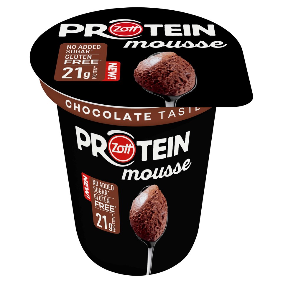 Zott Protein Mousse Chocolate Taste Dessert with Sweeteners 200 g